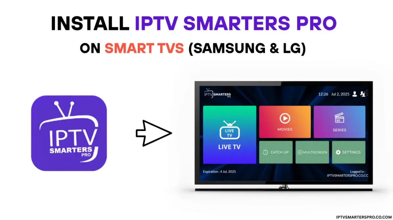 Install ZYMINEX IPTV on Samsung and LG Smart TV — step by step guide